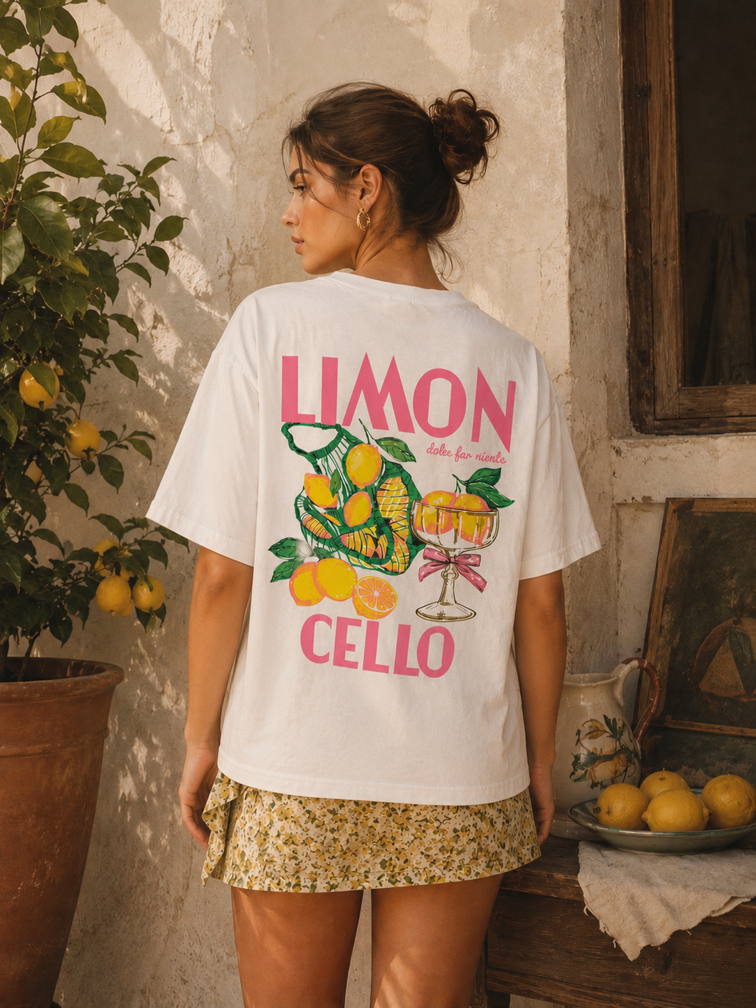 Limoncello Oversized Tee: