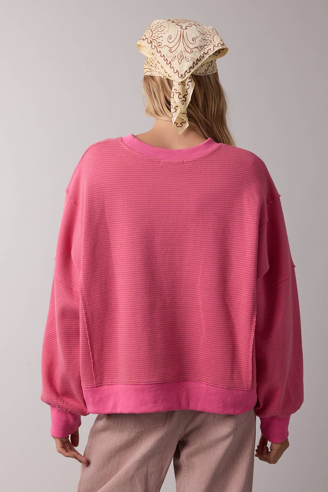 Raspberry Pullover:Mocha Punch