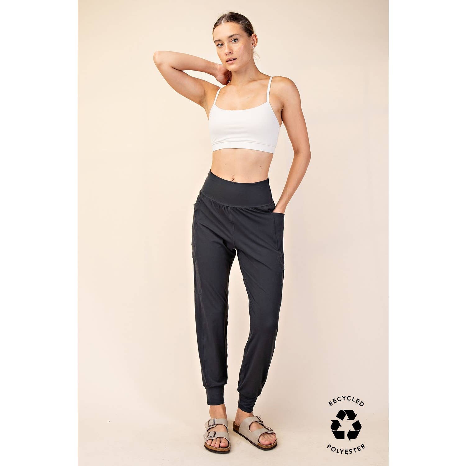 Butter Jogger W/Side Pockets: Charcoal