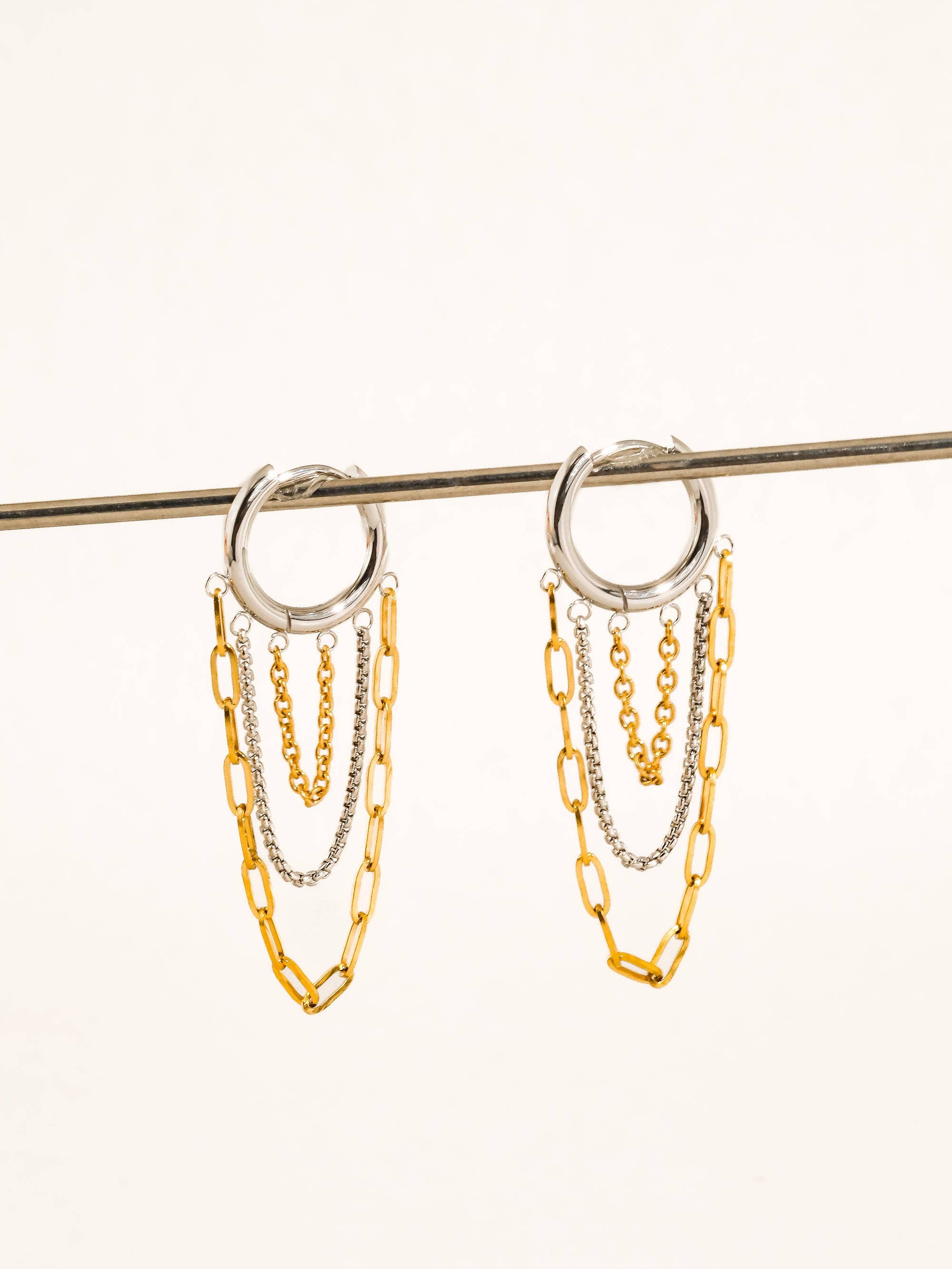 Vianne 18K Drop Earrings: Multi