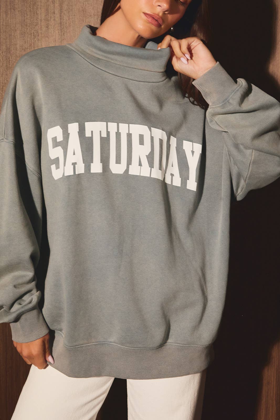 Saturday Reversible Mock Neck