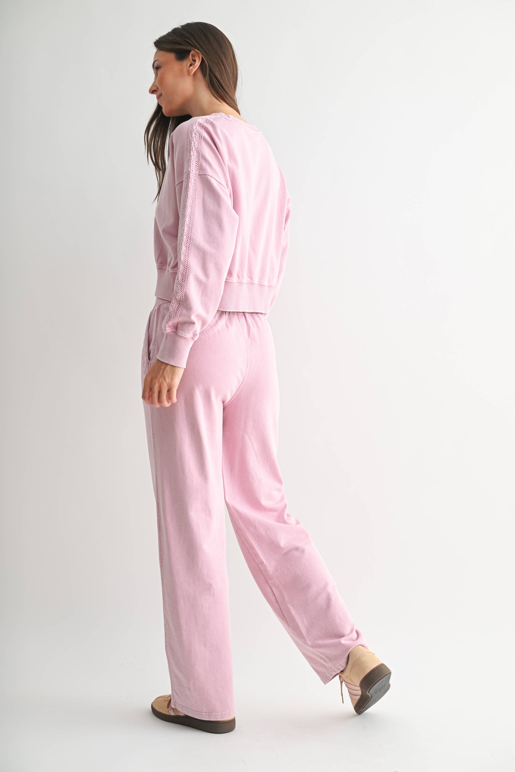 Soft Bloom Lounge Set: Mauve Mist