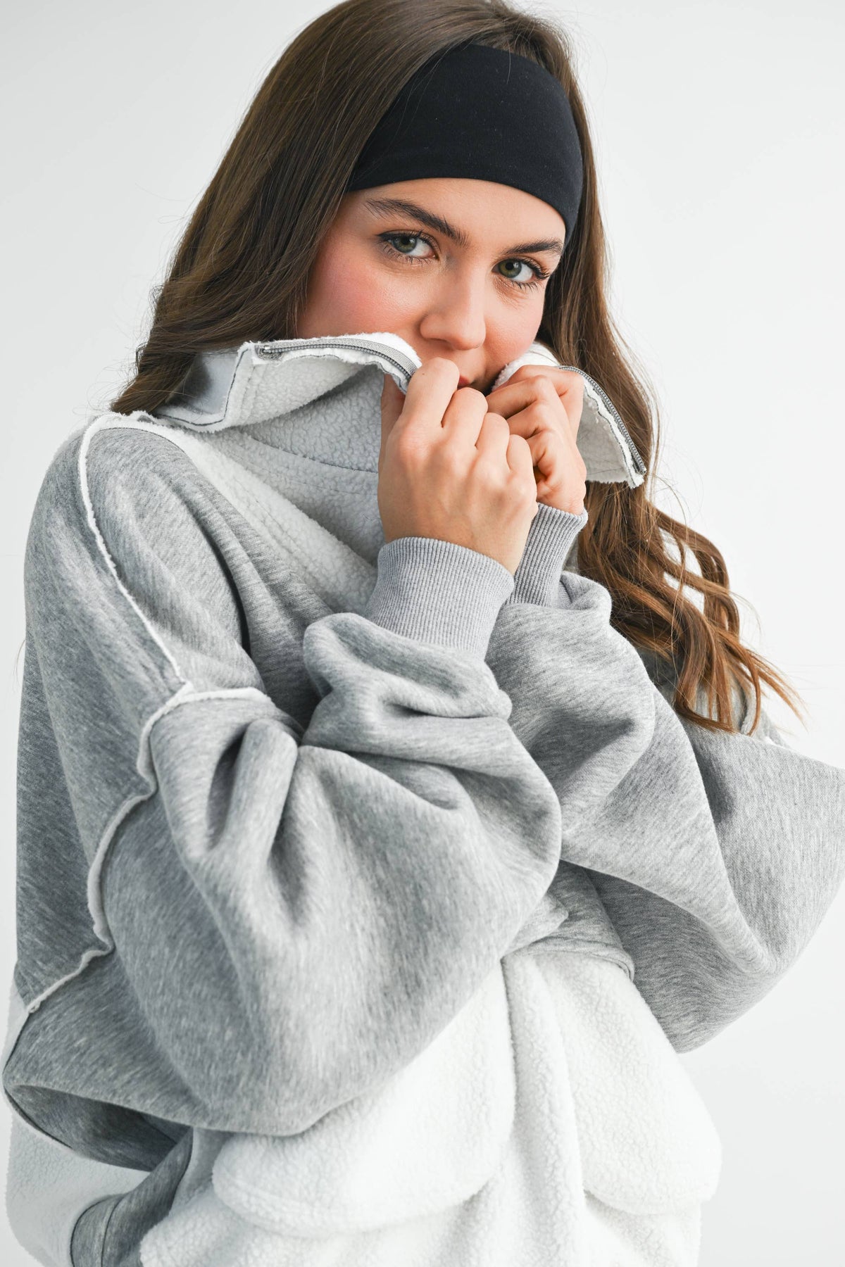 Carter Pullover: Heather Grey