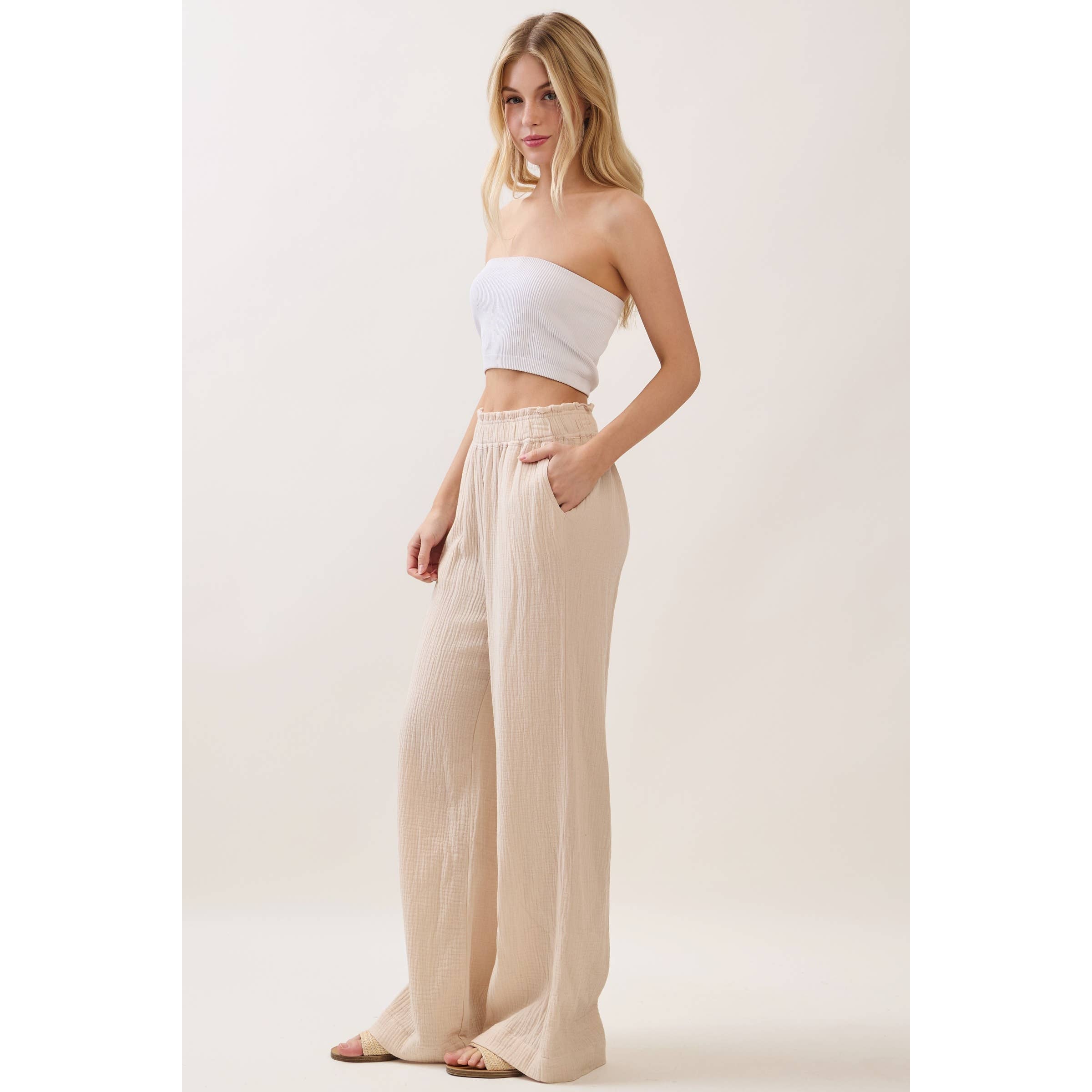 Double Gauze Pants:Eru