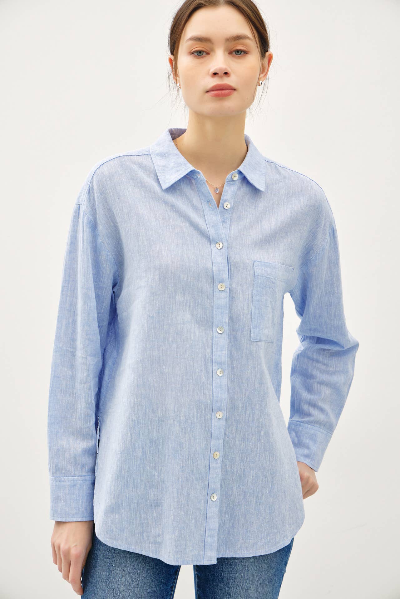 Chambray Button Up