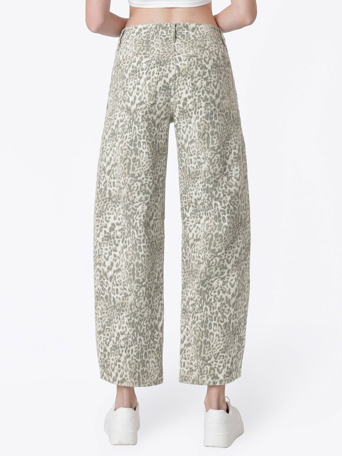 Leopard Barrel Pant