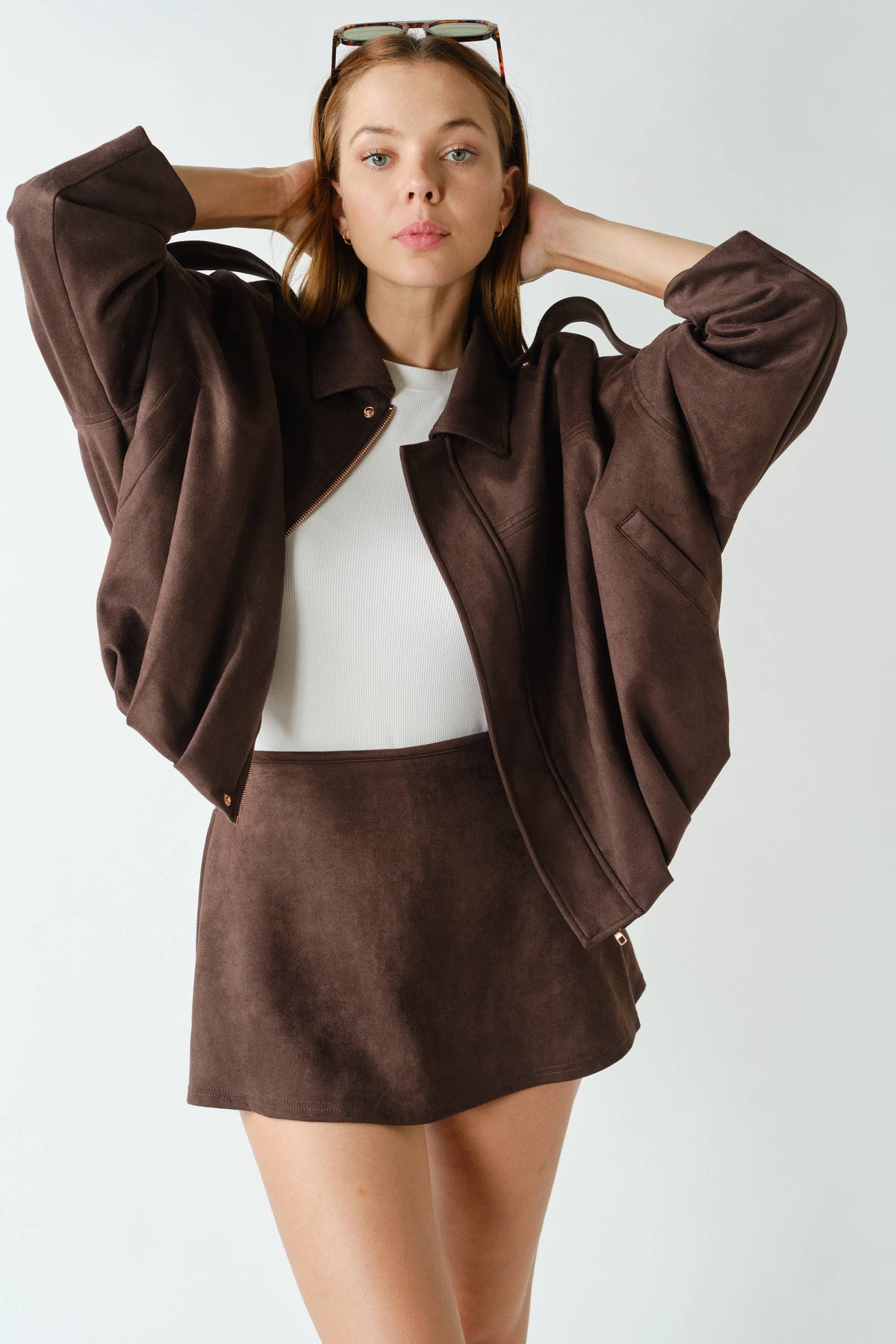 Mojave Suede Jacket: Coffee Bean