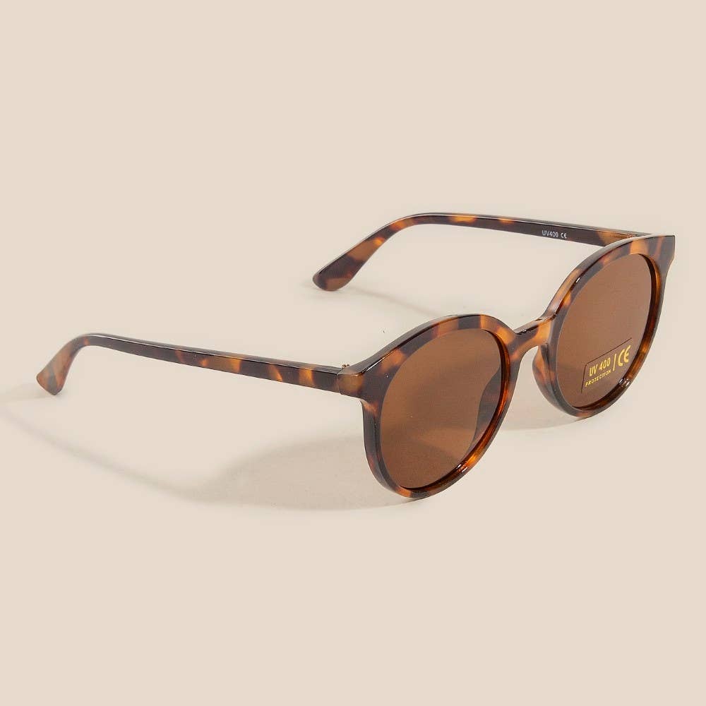 Round Lens Sunglasses: