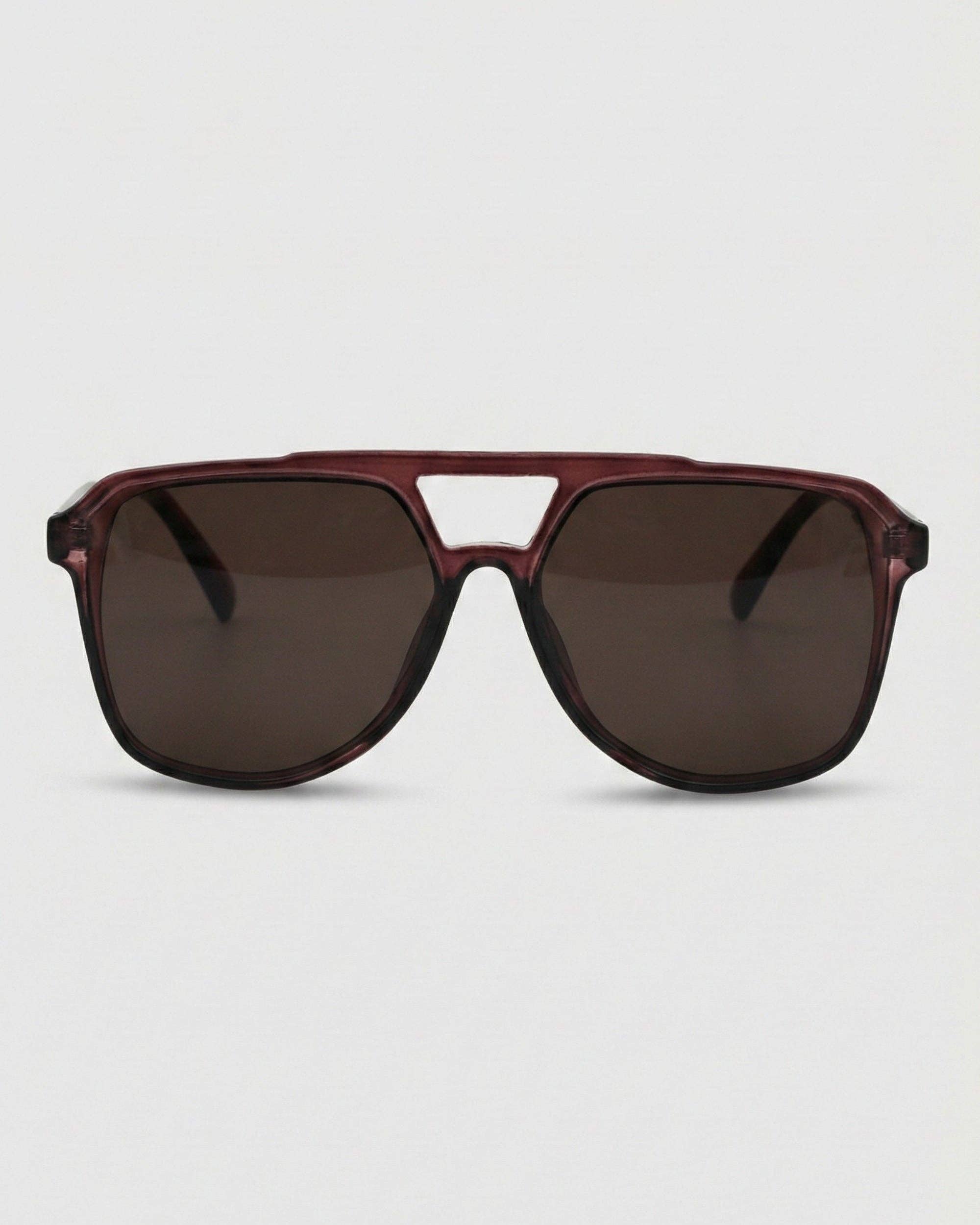 Lagos Sunglasses: Maroon