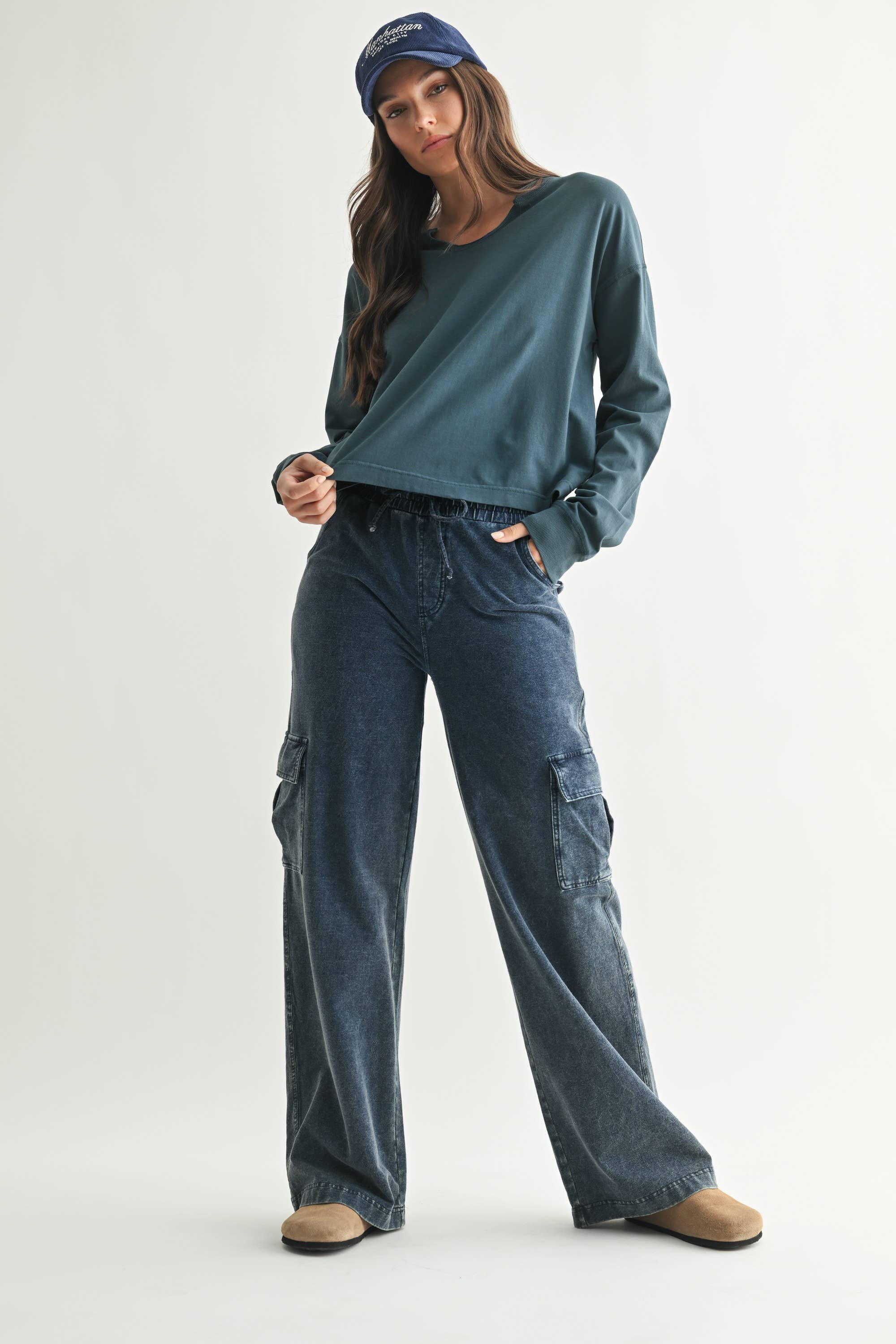 Ridgeway Pima Cotton:Navy