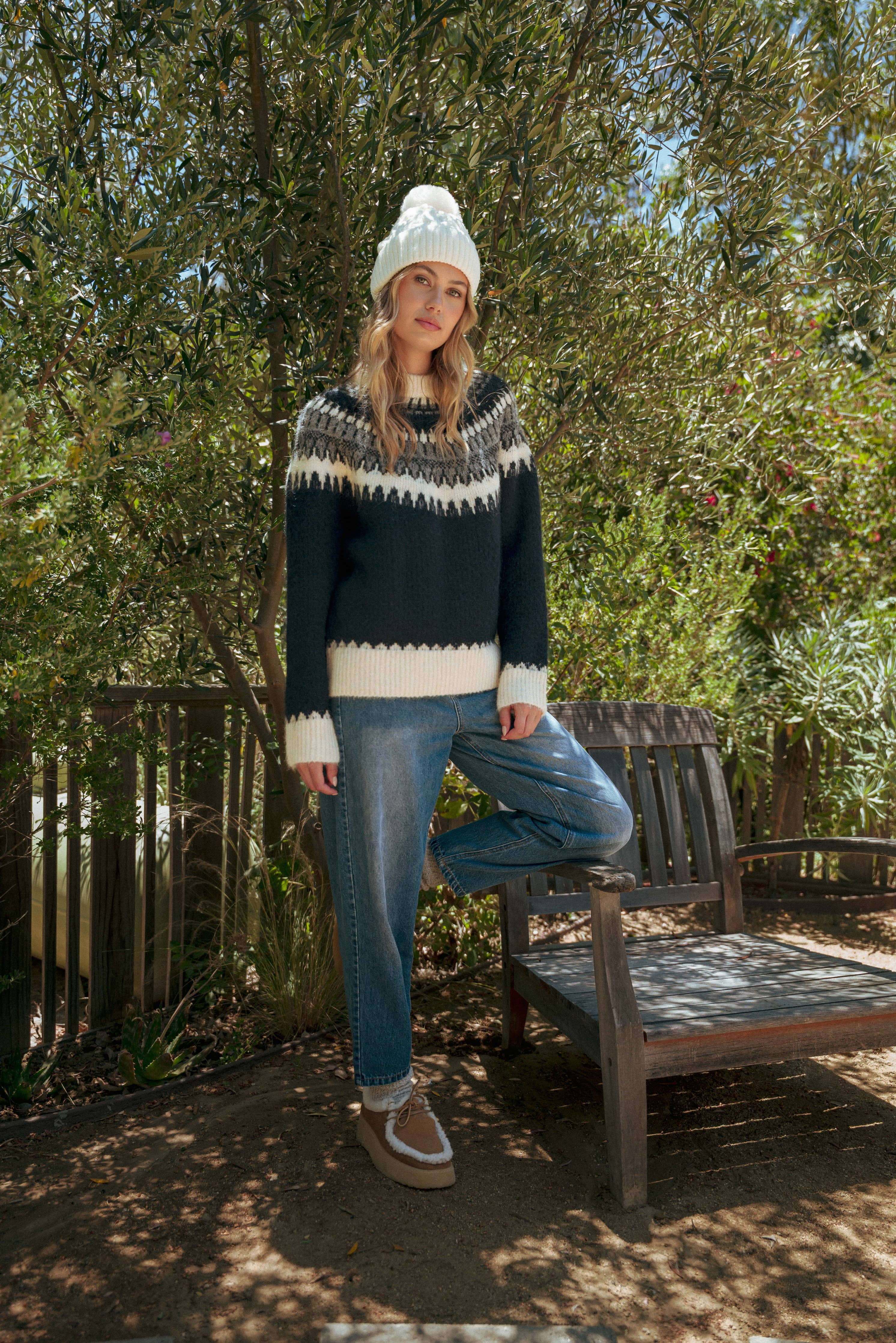 Nordic Sweater: Navy