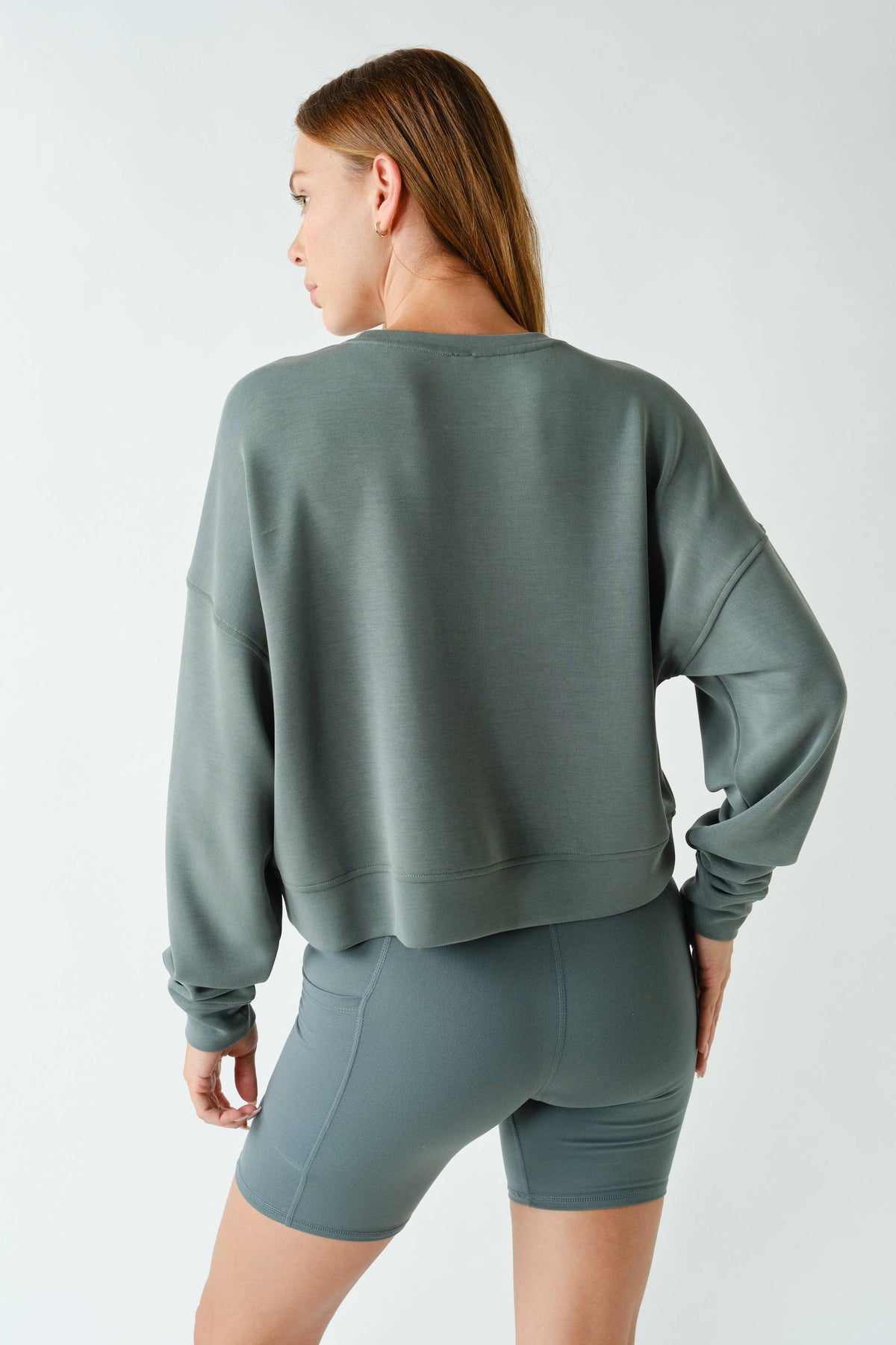 Dropped Shoulder Sweatshirt: Sycamore