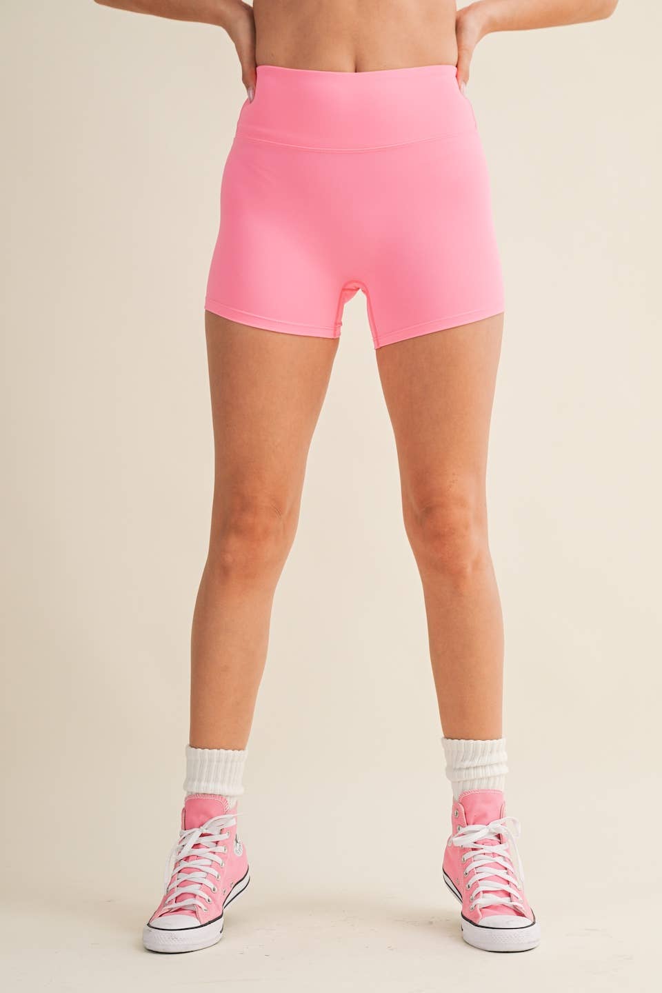 Biker Shorts: Hot Pink: