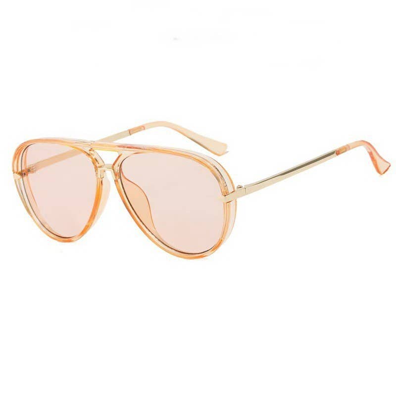 Oversized Retro Sunglasses: