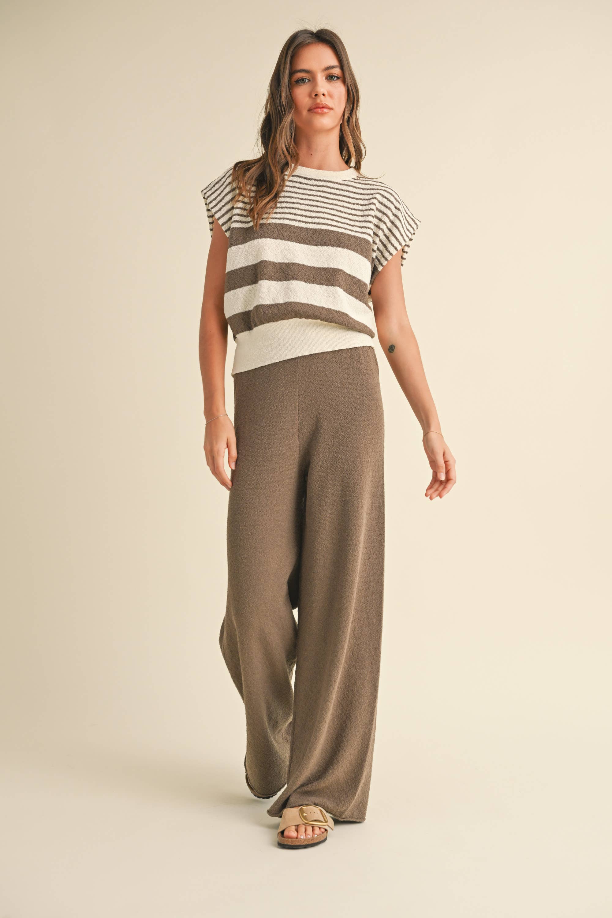Knitted Pants: Navy