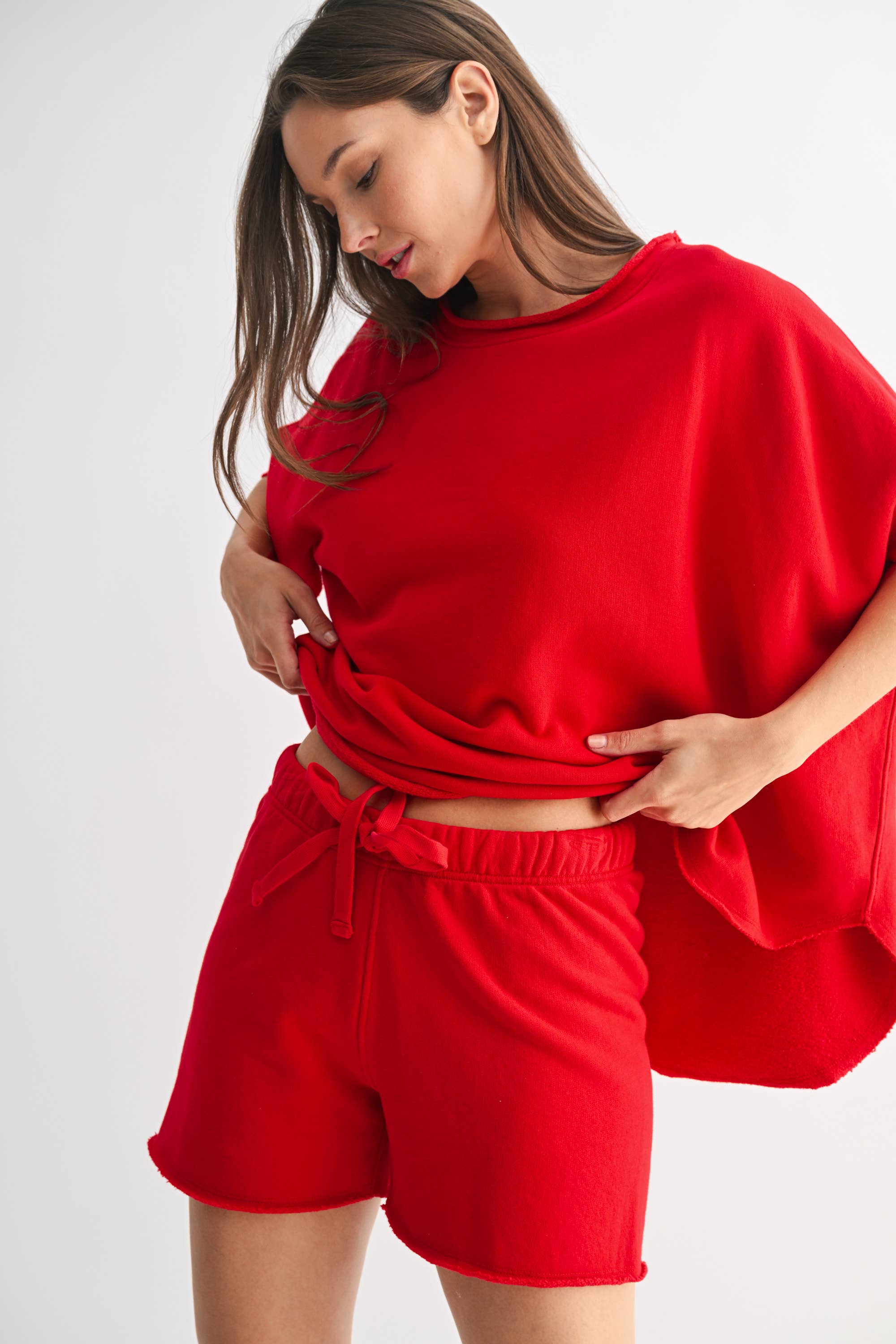 Vintage Dolman Set:Cherry