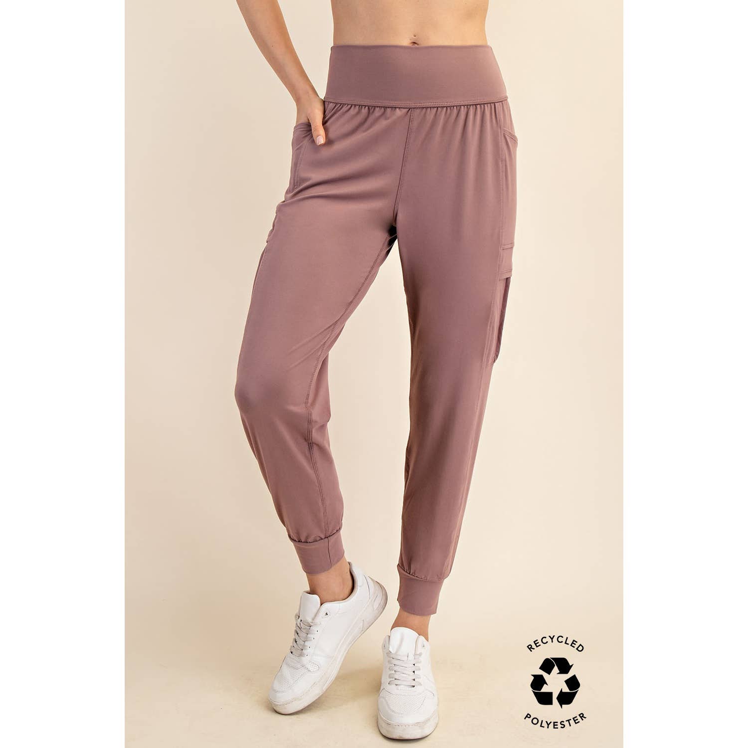 Butter Jogger W/Pockets: Clay Rose