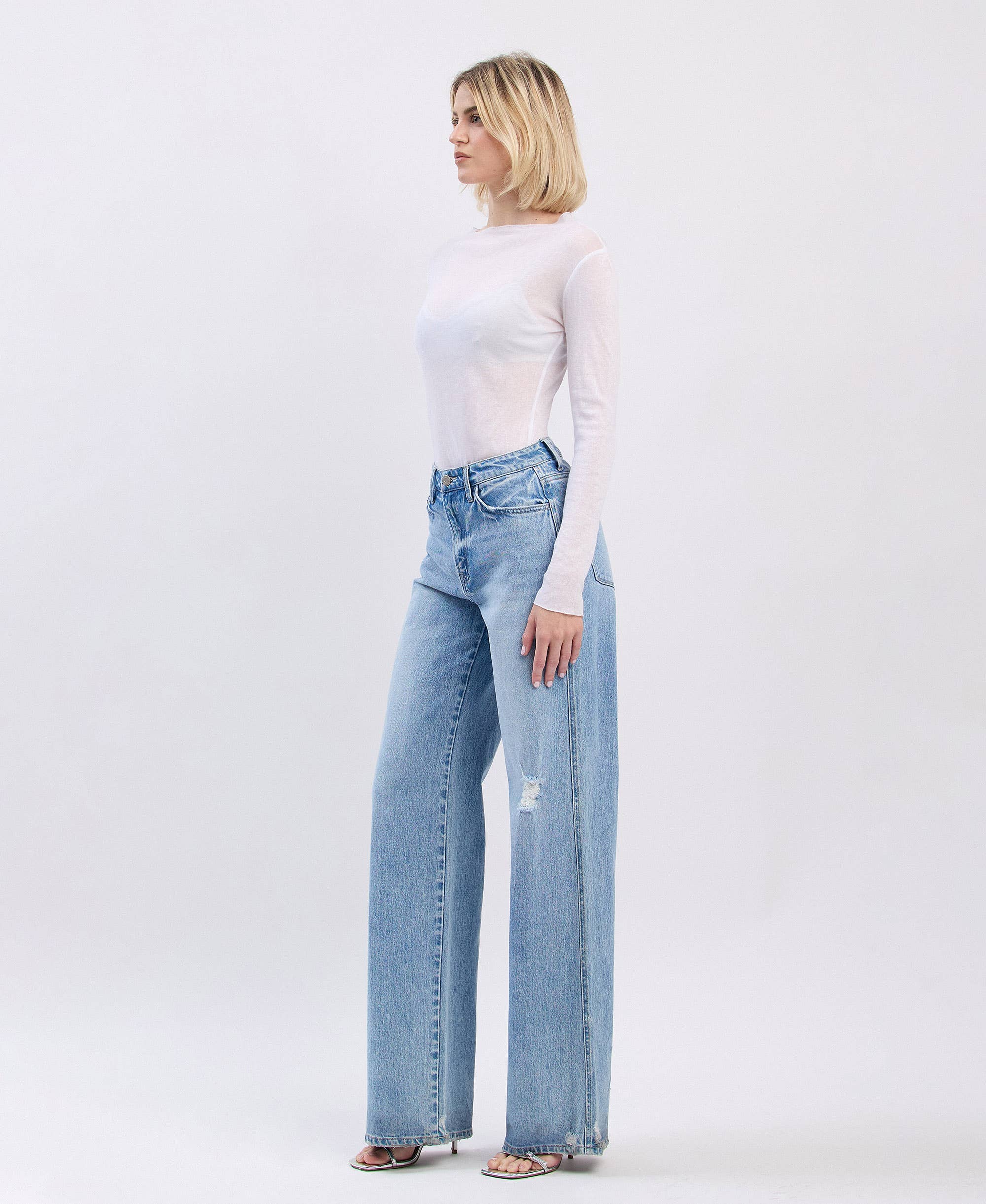Super High Rise Baggy Jeans: