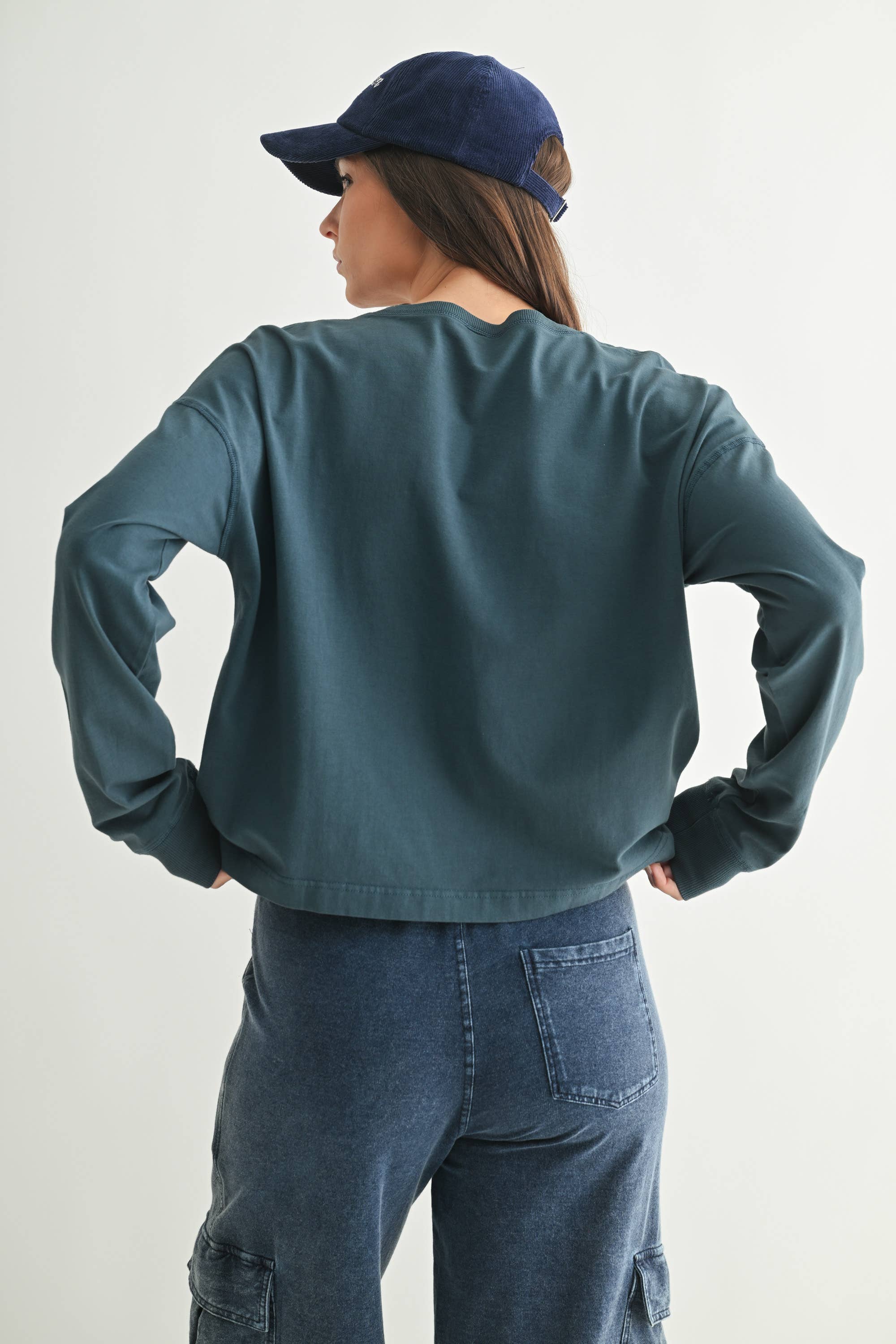 Ridgeway Pima Cotton:Navy