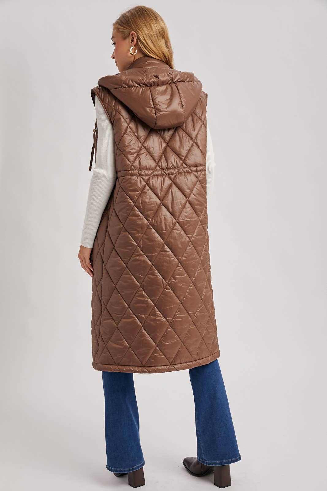 Diamond Puffer Vest: Coco