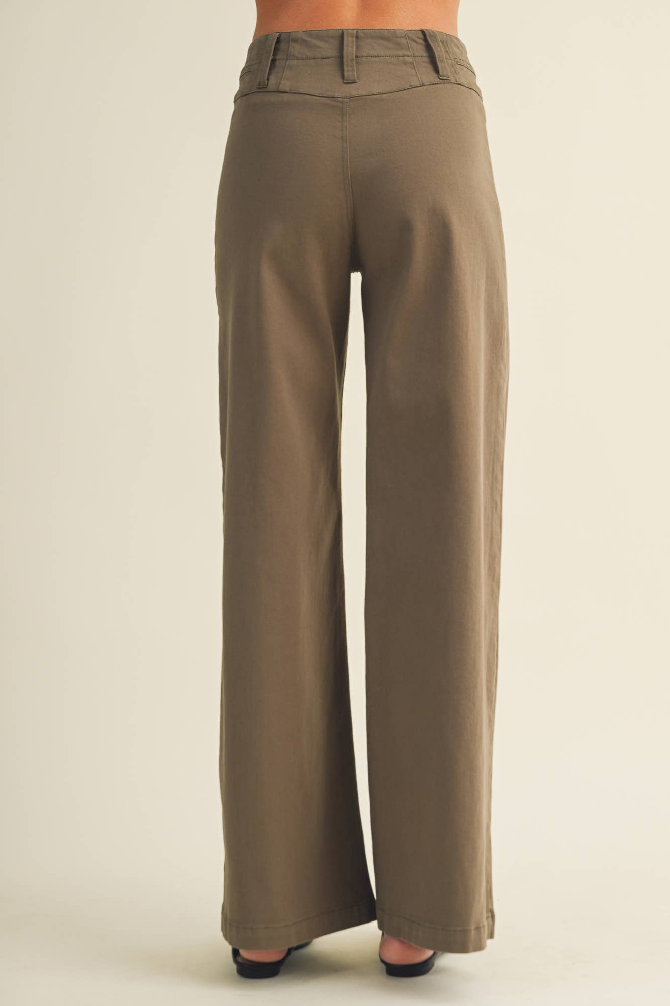 Center-Seam Trousers: Cactus