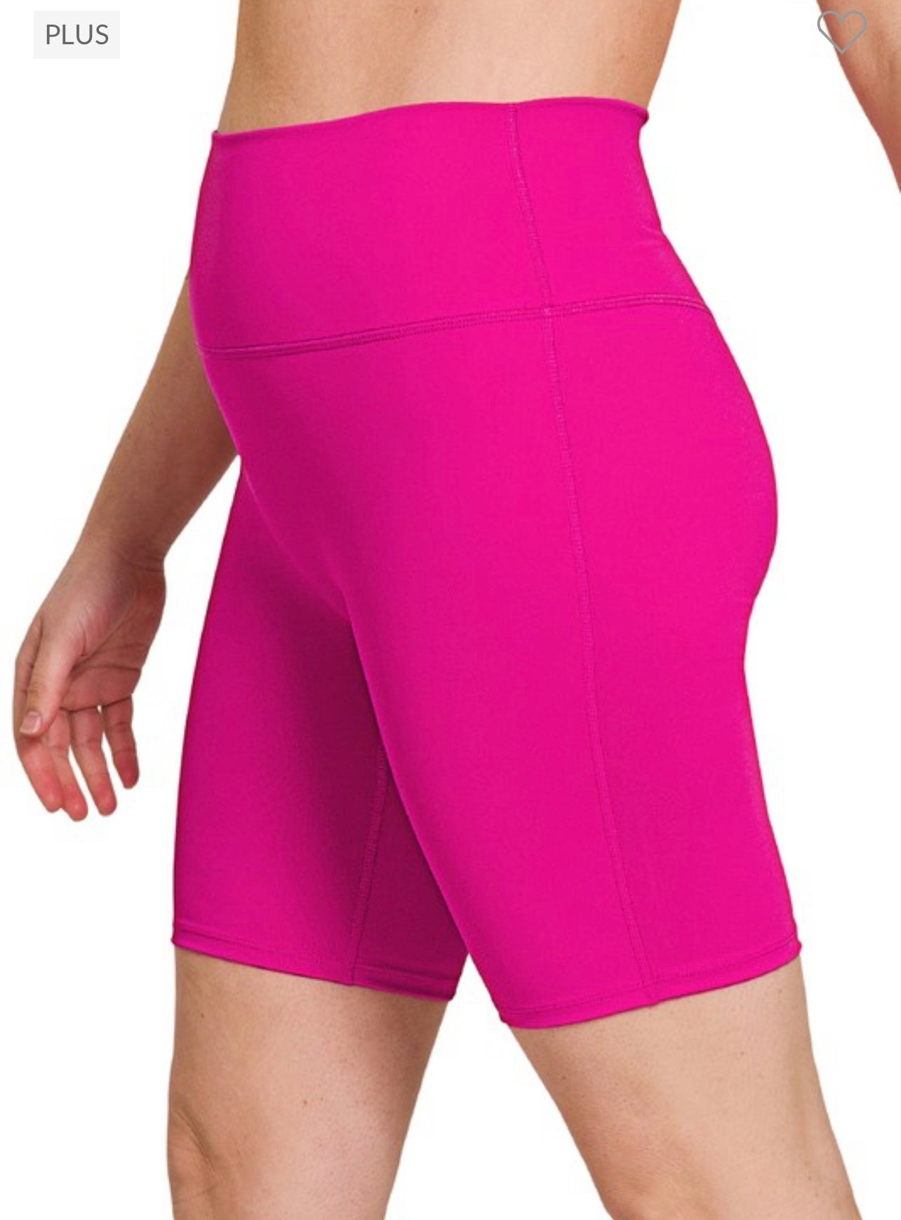 Curvy Biker Shorts Magenta