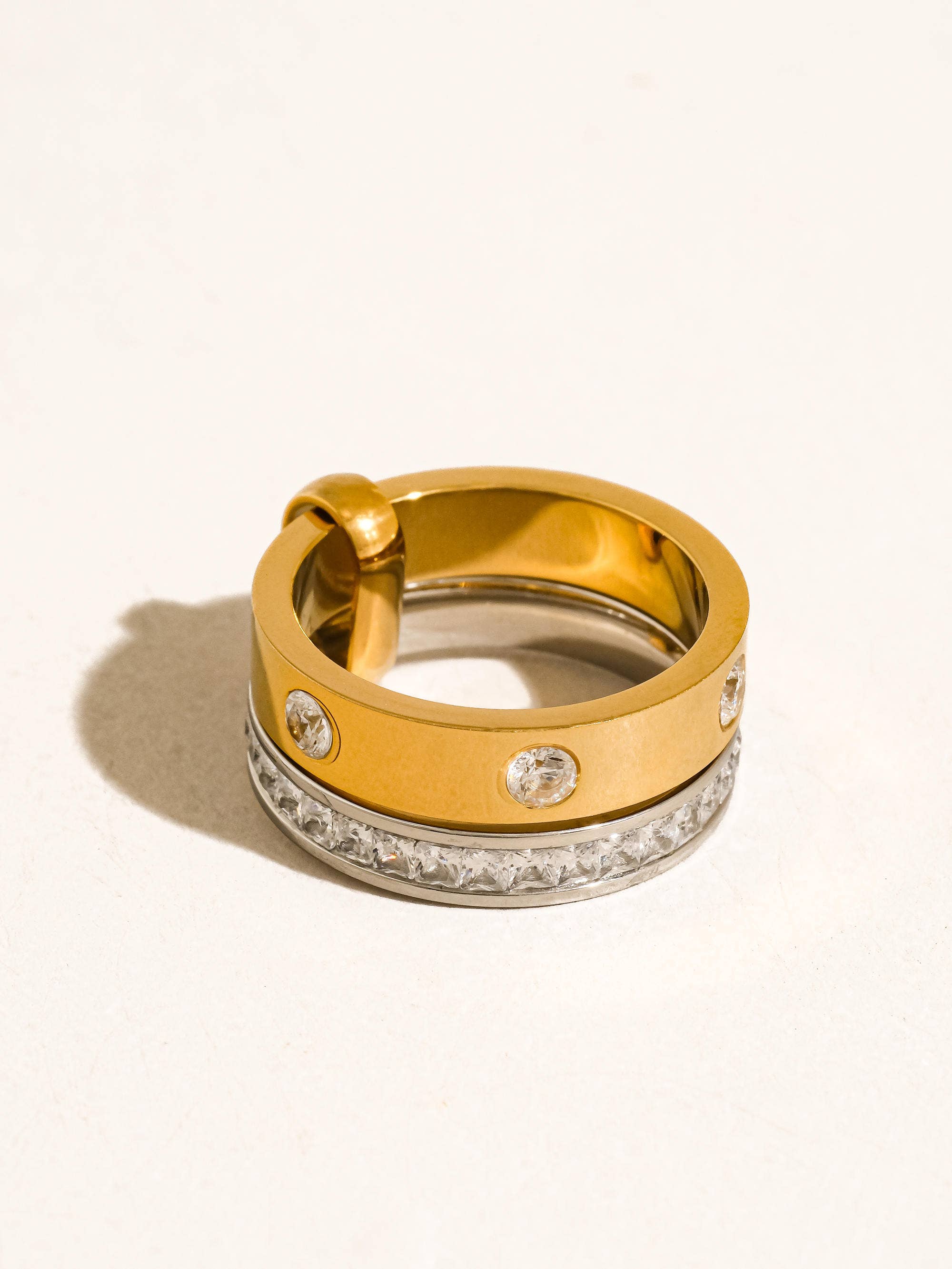 Greyson Crystal Band Ring