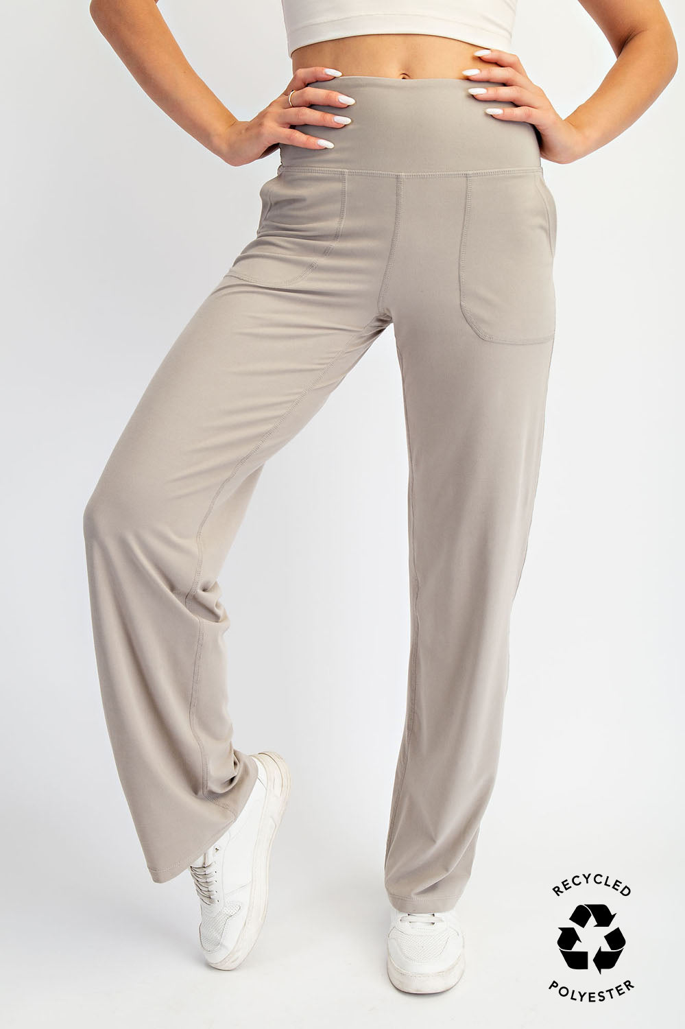 Butter Soft Casual Yoga Pants:Stone