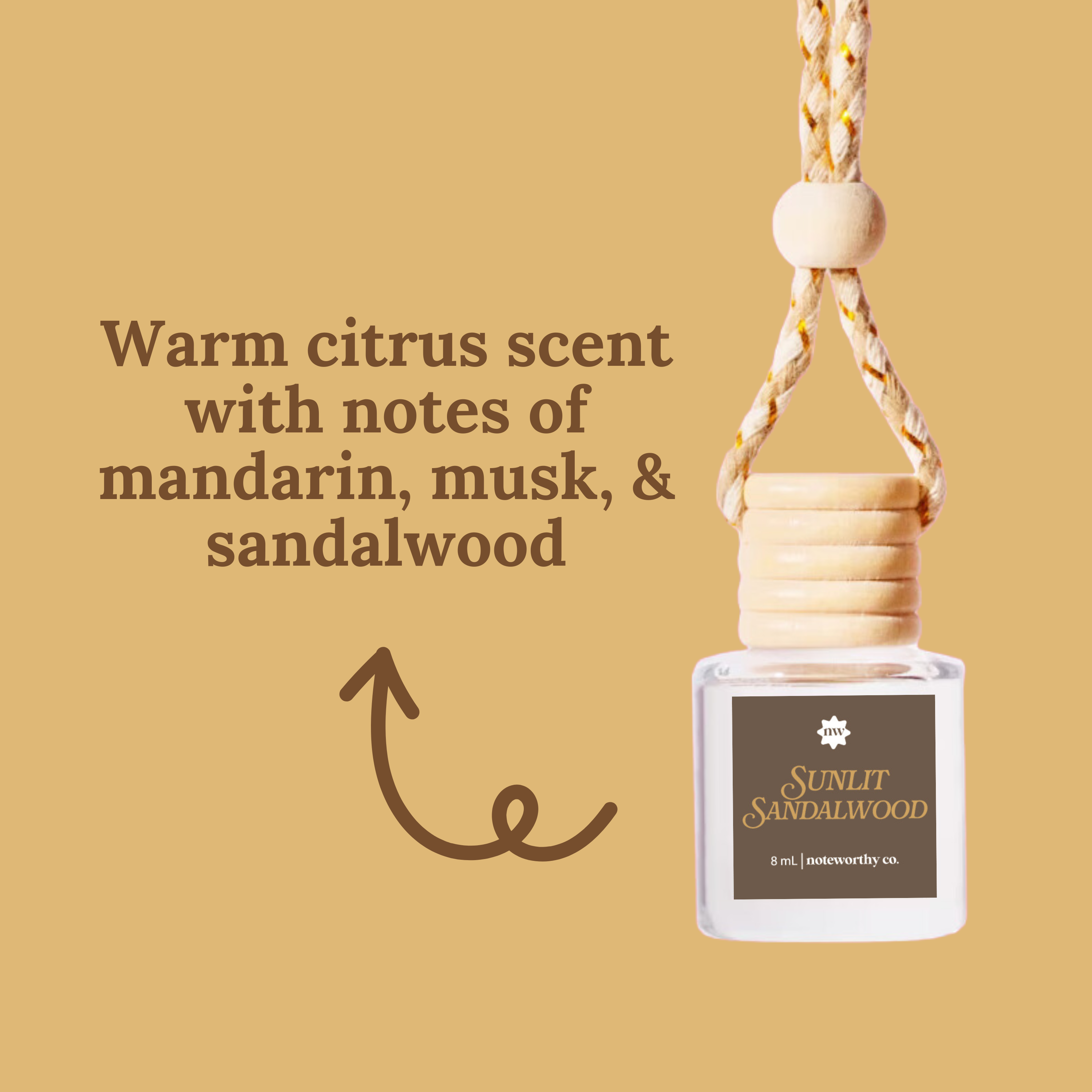 Car Diffuser Sunlit Sandalwood
