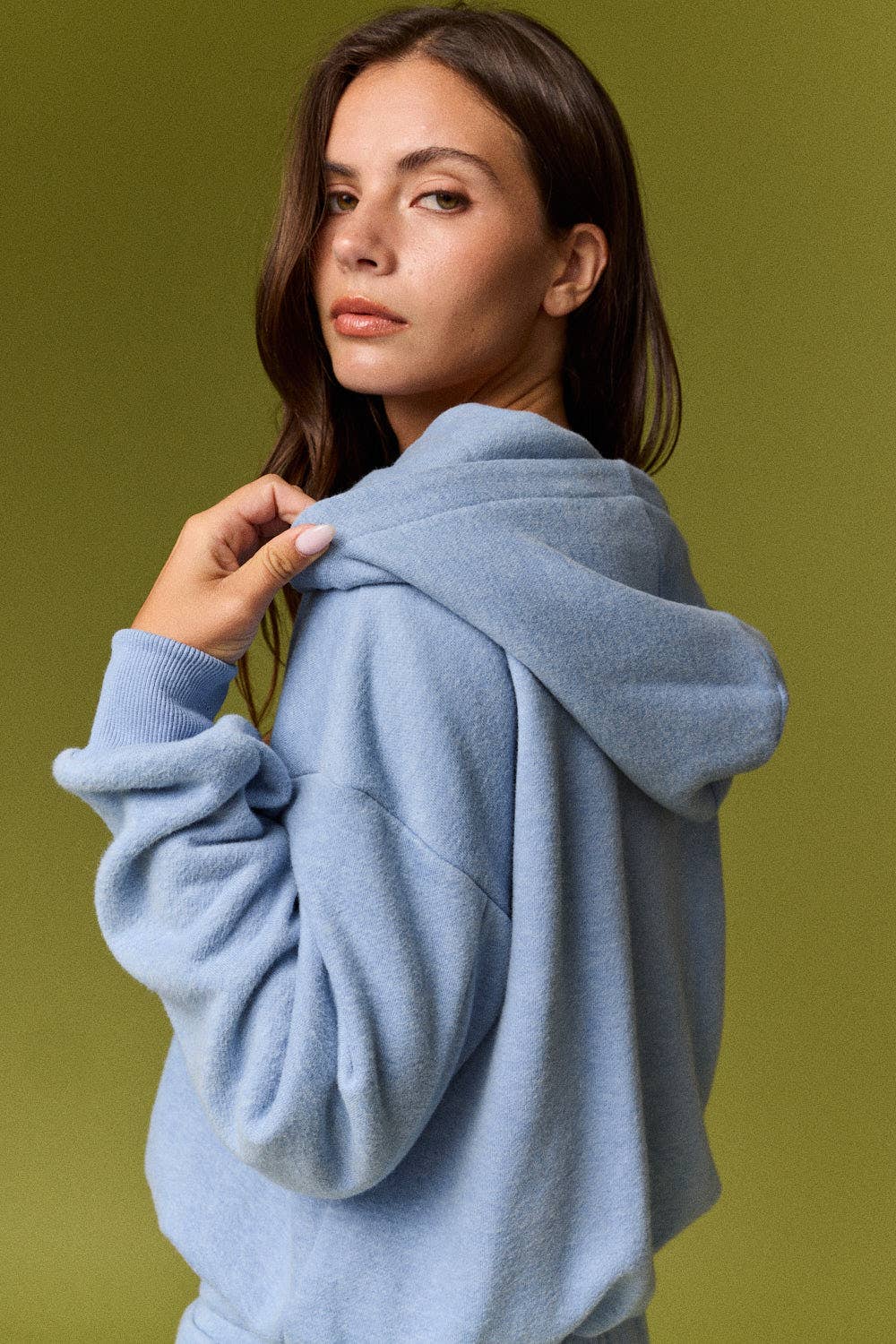 Sadie Zip Up: Blue