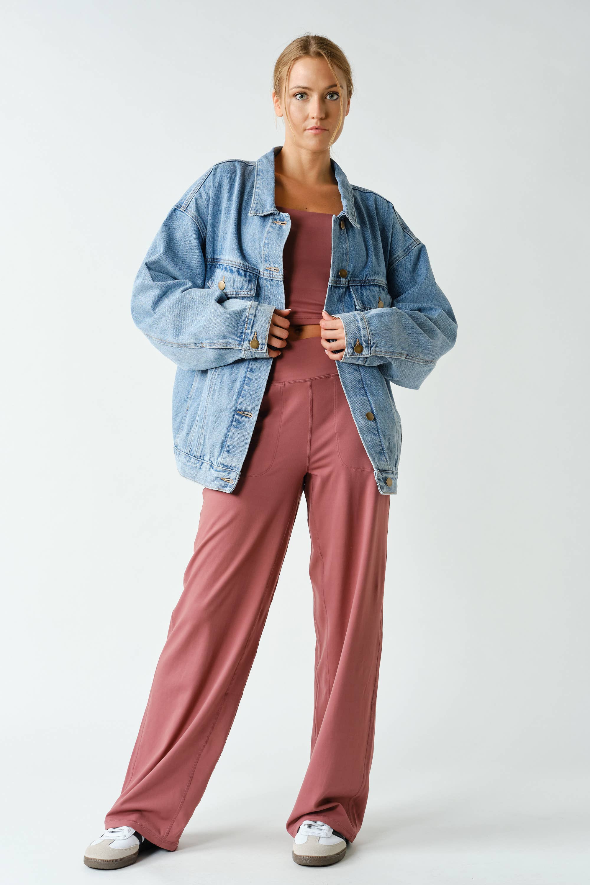 Boxy-Cut Denim Jacket: Md. Denim