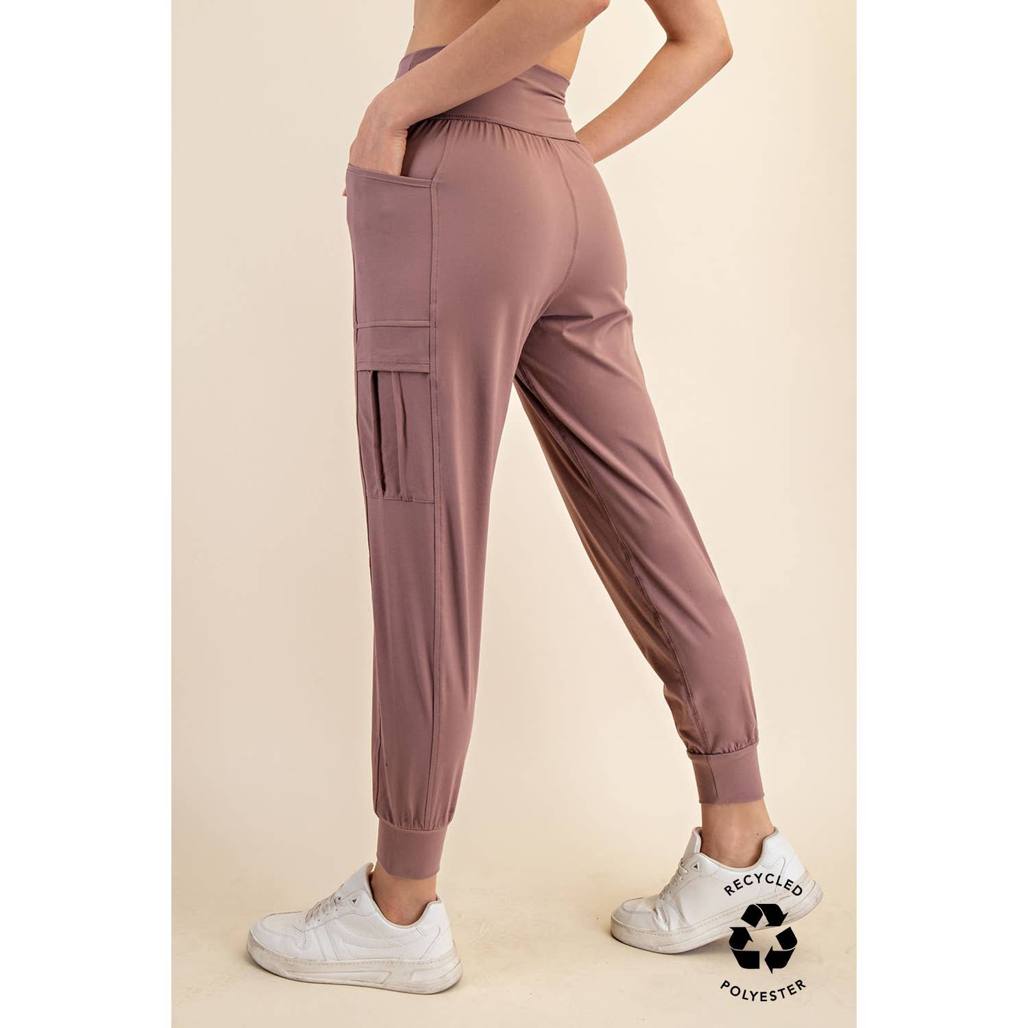 Butter Jogger W/Pockets: Clay Rose