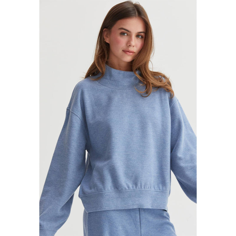 Funnel Neck Sweatshirt