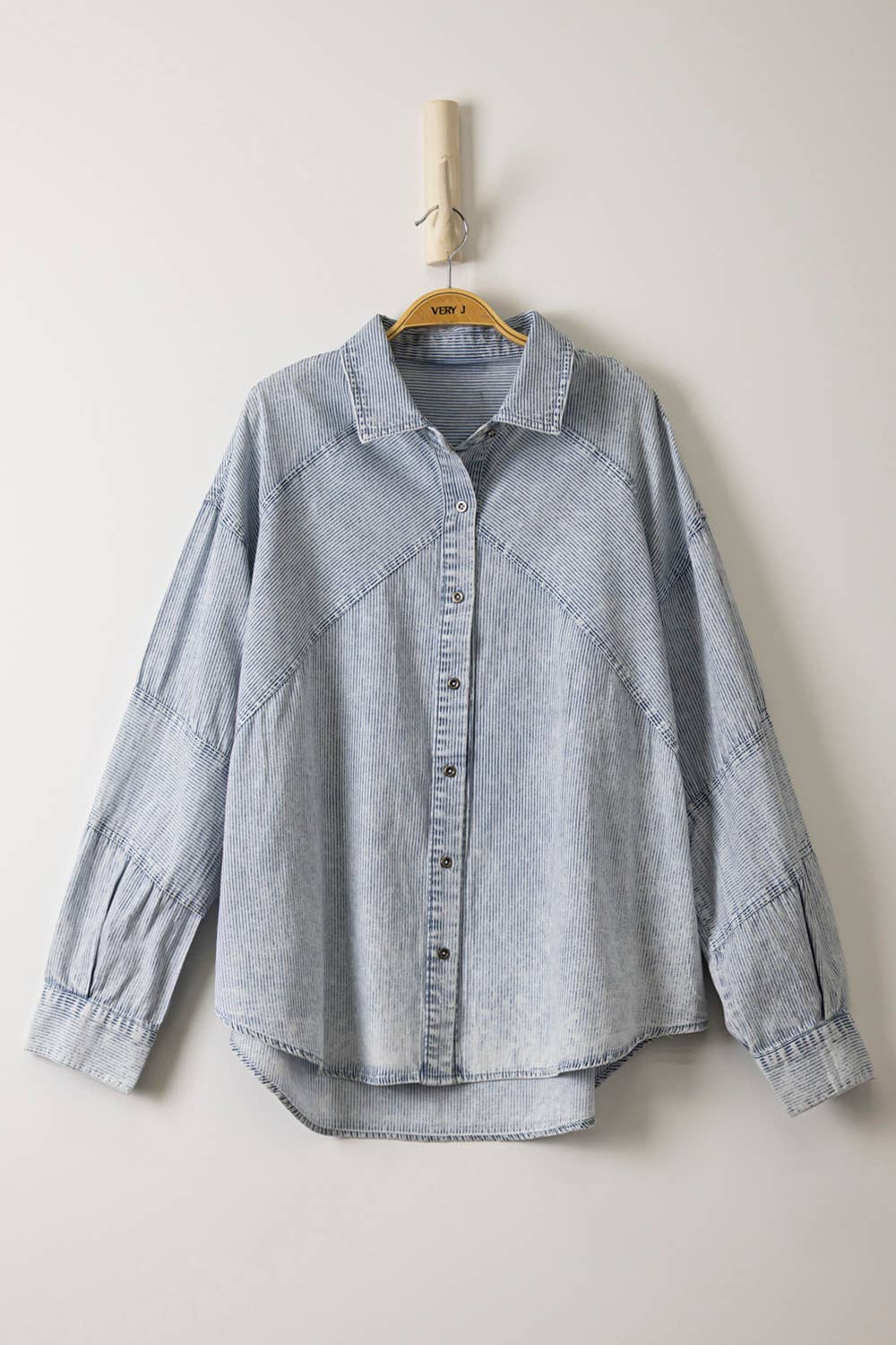 Chambray Button Down: Lt. Indigo