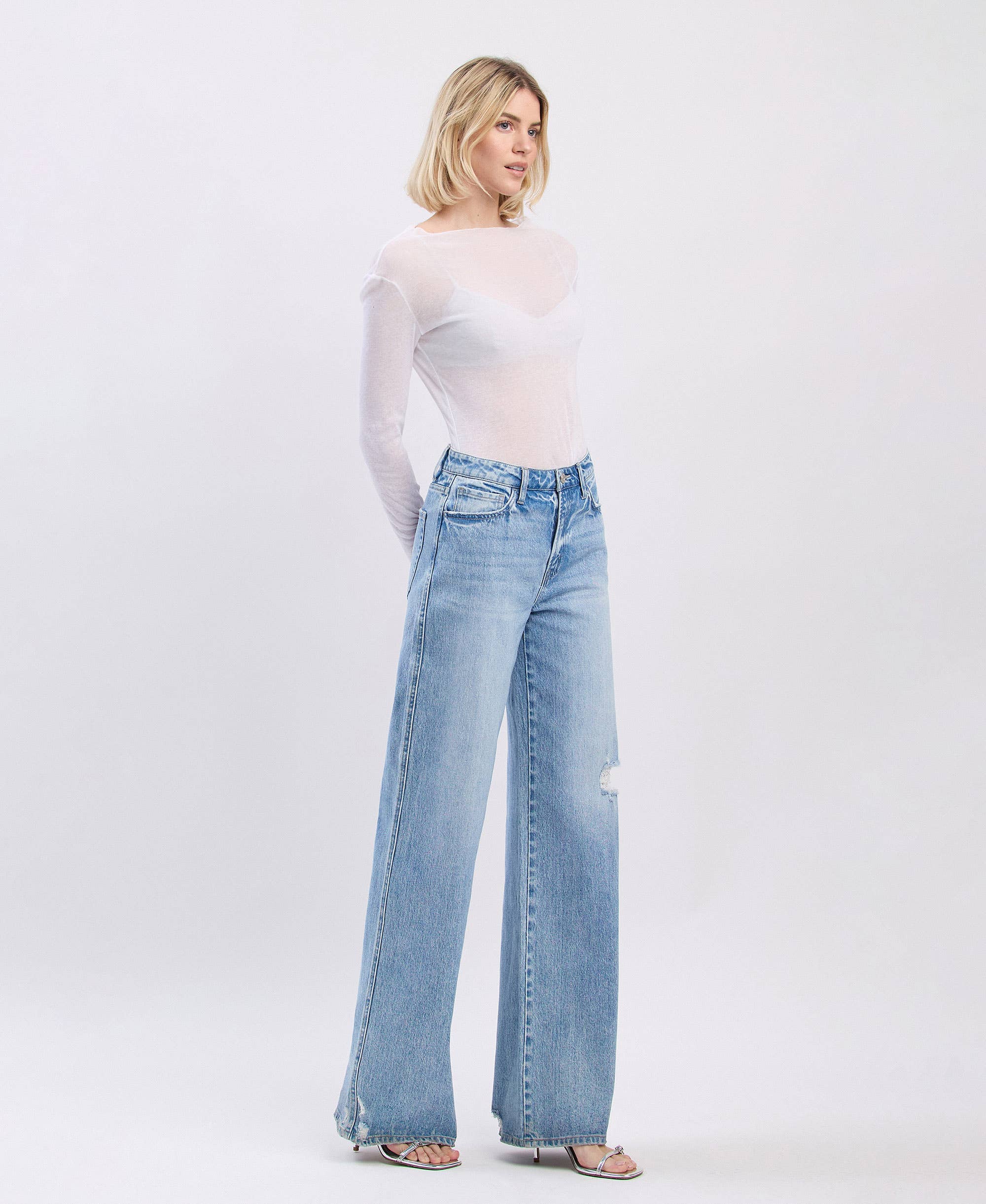 Super High Rise Baggy Jeans: