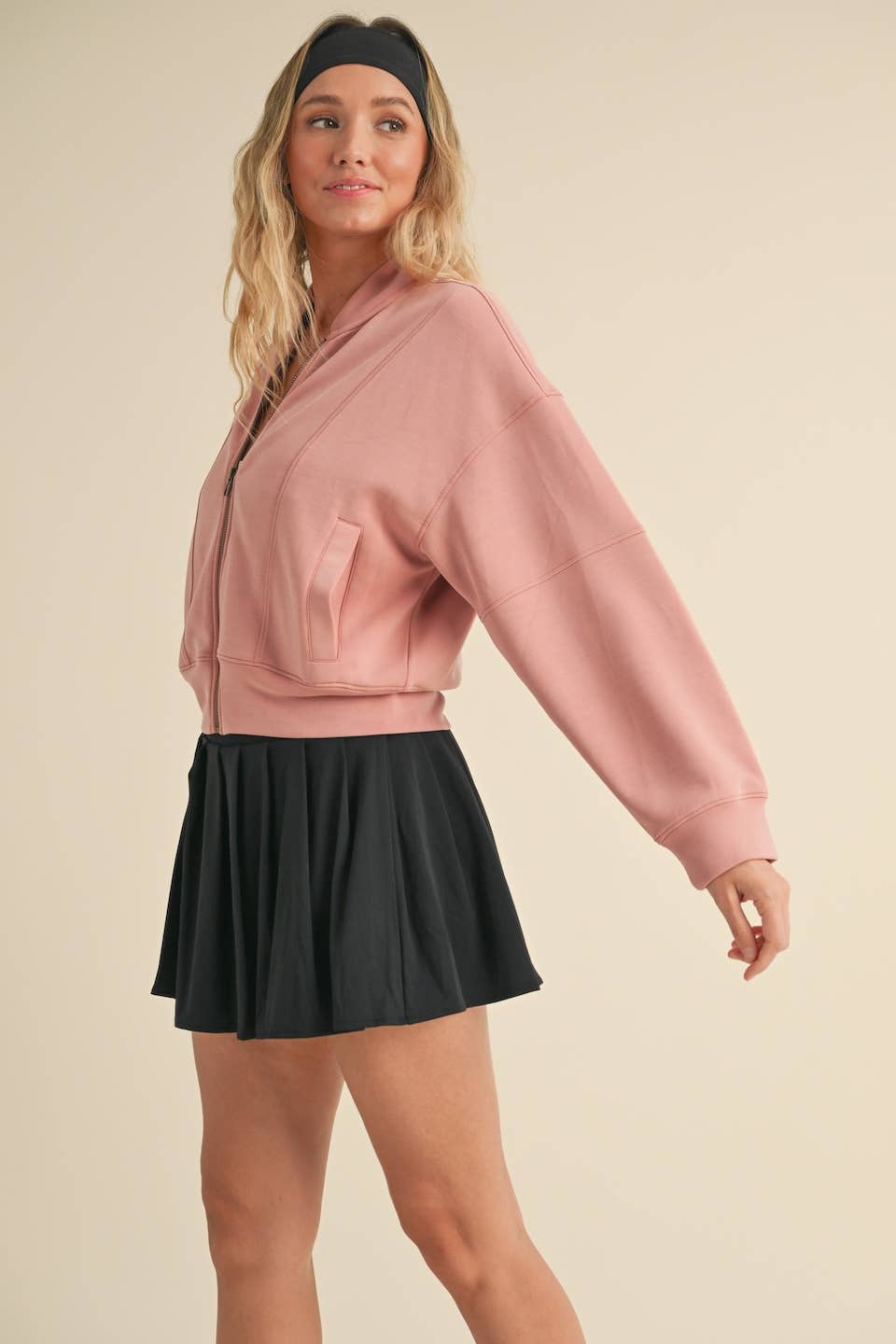 Soft Air Scuba Jacket: Mauve