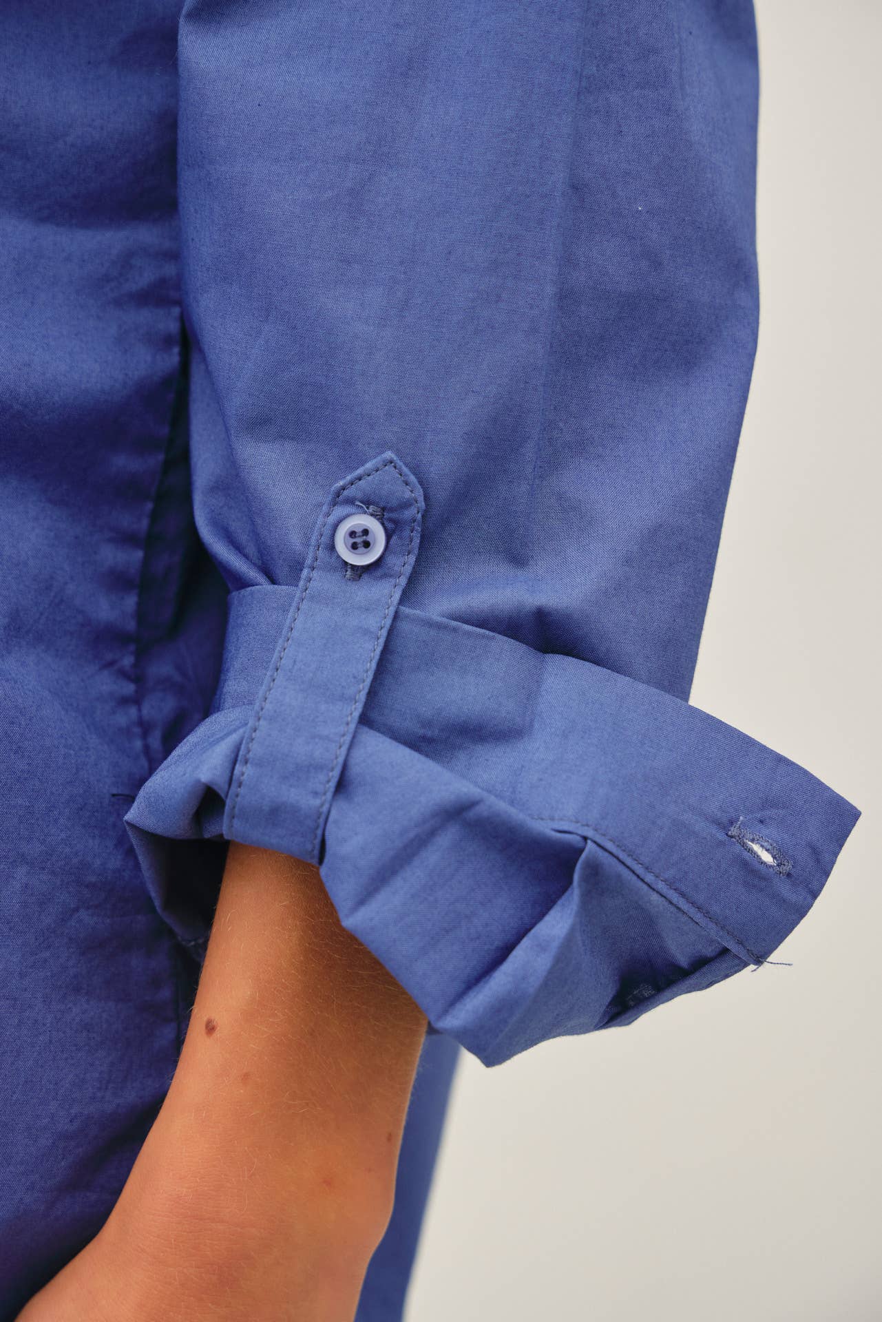 Kolly Oversized Button Up: Denim