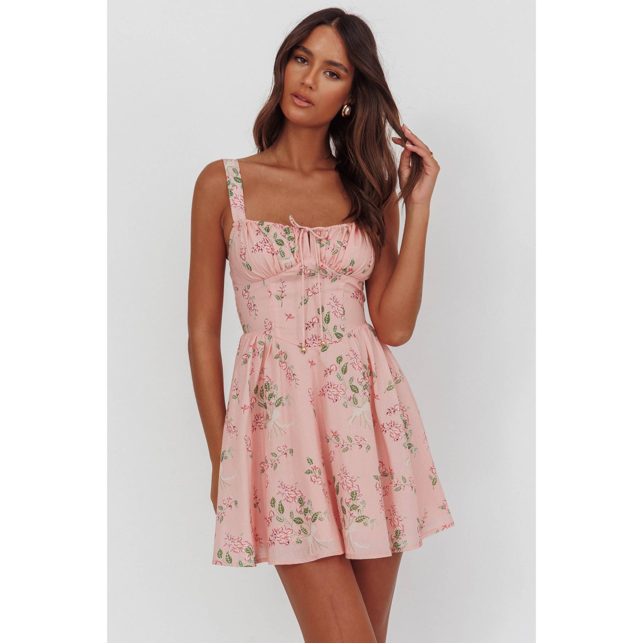 Blush Floral Dress