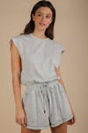 Washed Knit Romper