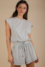 Washed Knit Romper