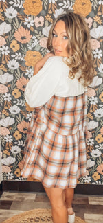 Plaid Babydoll Dress