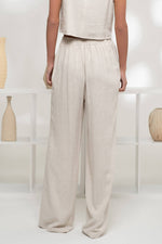 LINEN PANTS: OAT