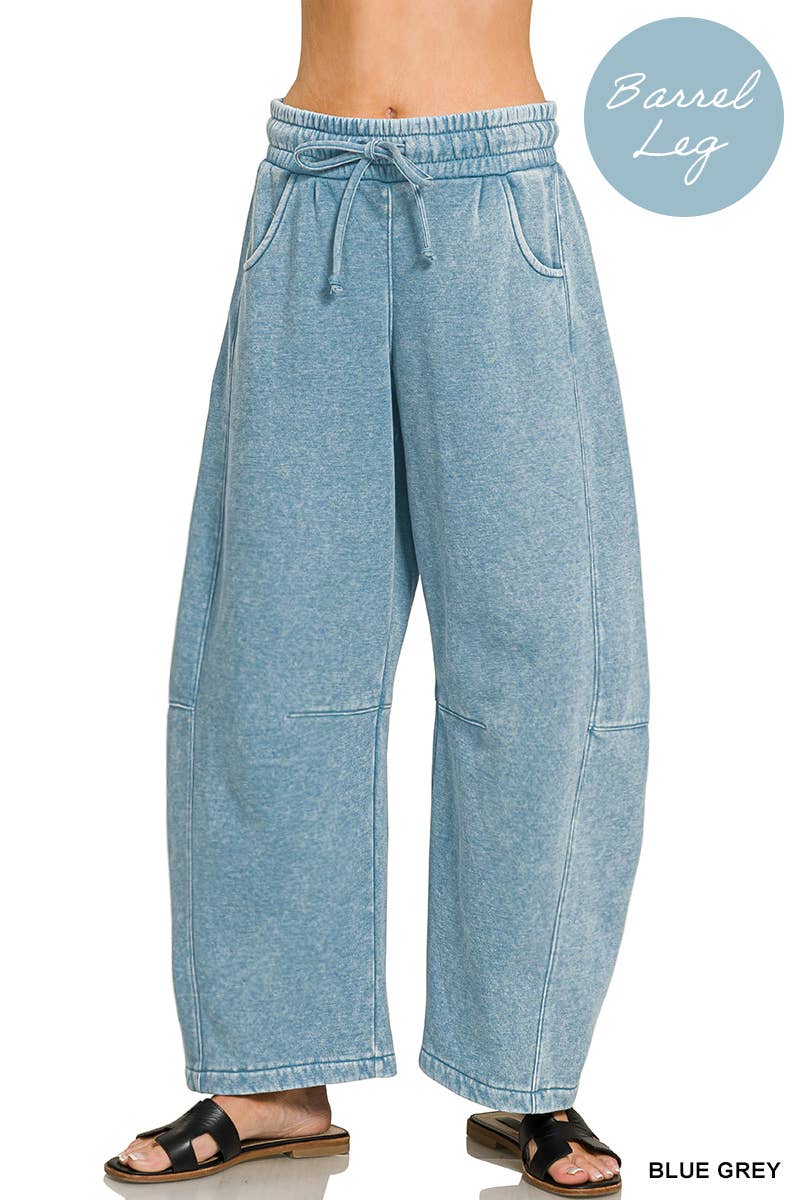 Barrel Sweatpants: Blue Grey