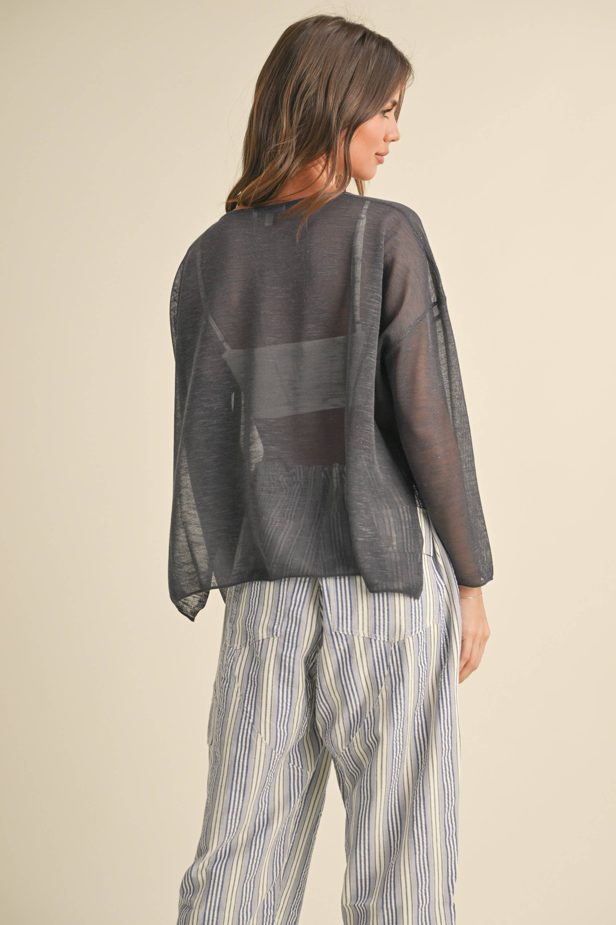 Mocha Light Weight Top: