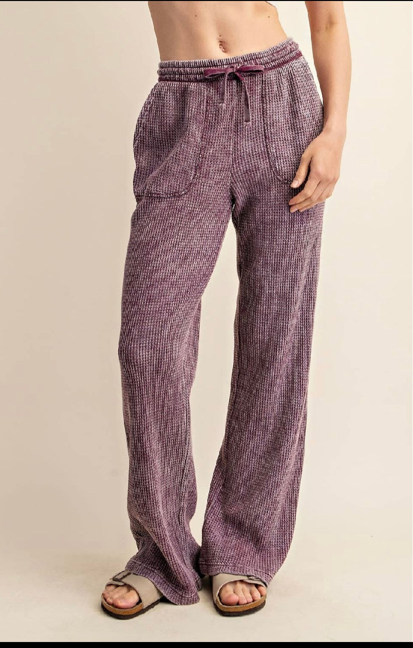 3 Piece Waffle Set: Wine