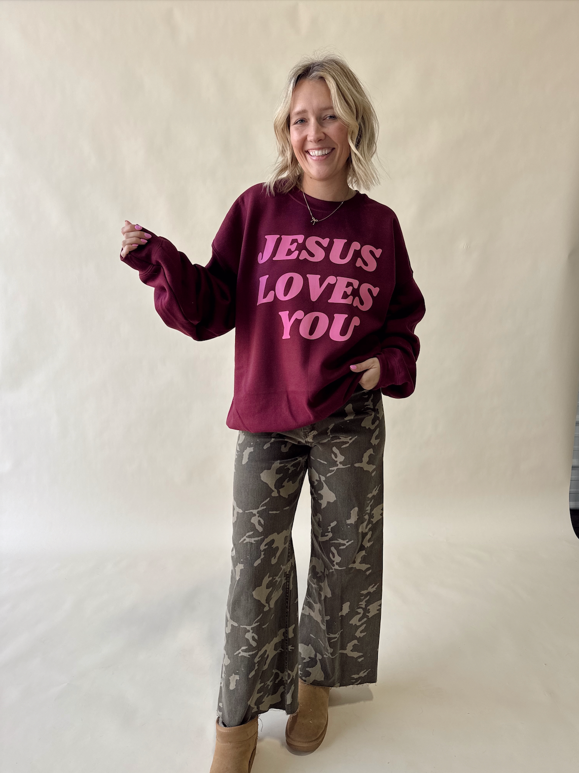Jesus Loves You Crewneck: