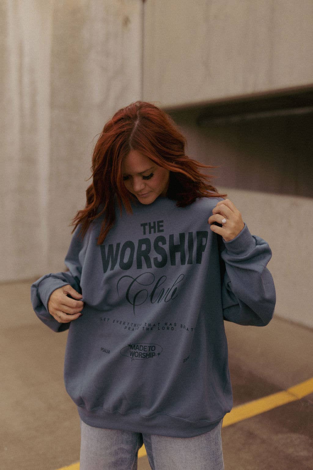The Worship Club Graphic Sweatshirt: