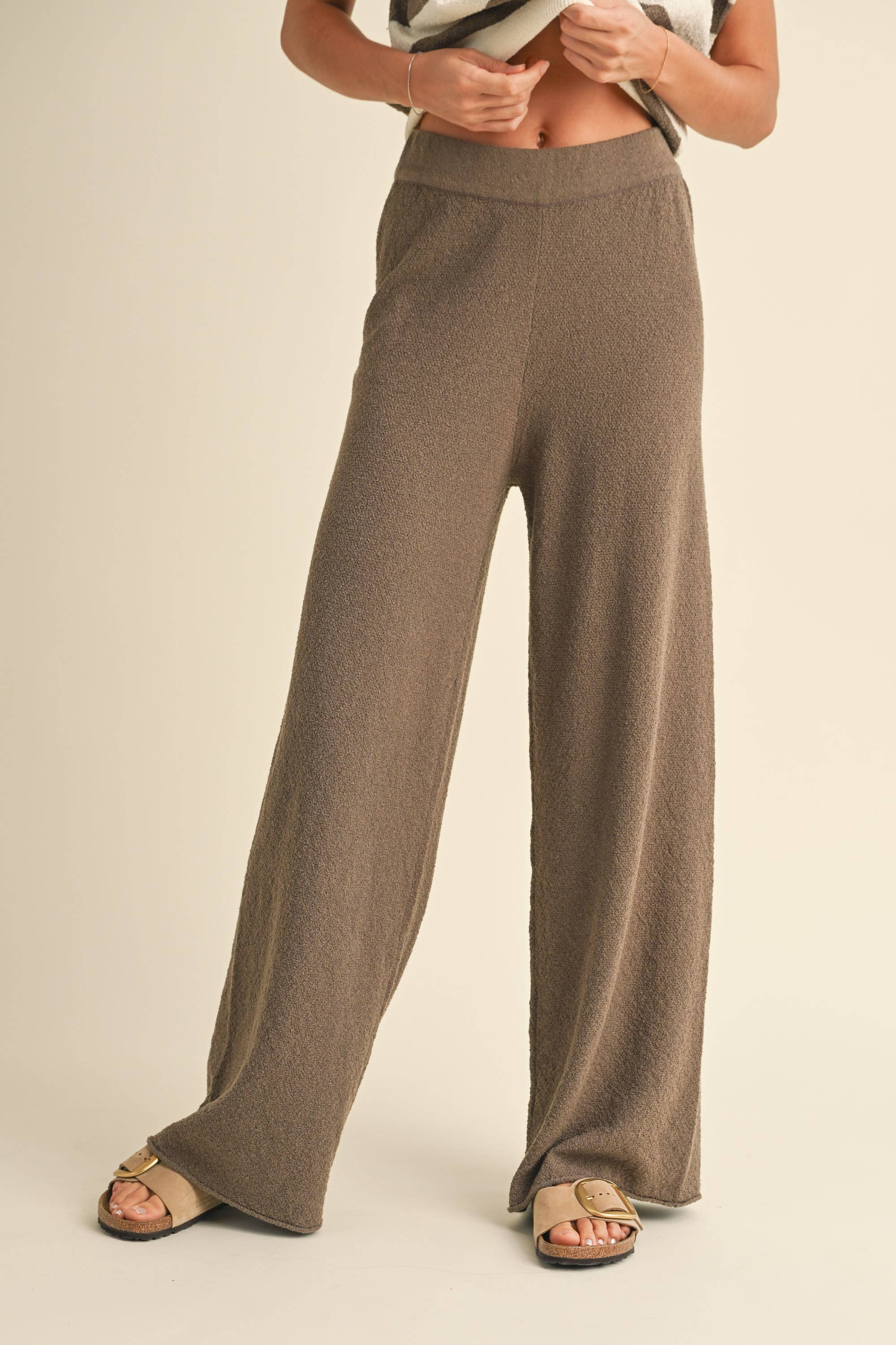 Knitted Pants: Navy