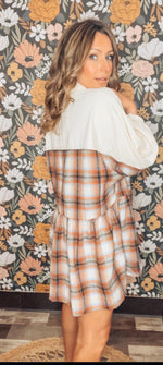 Plaid Babydoll Dress