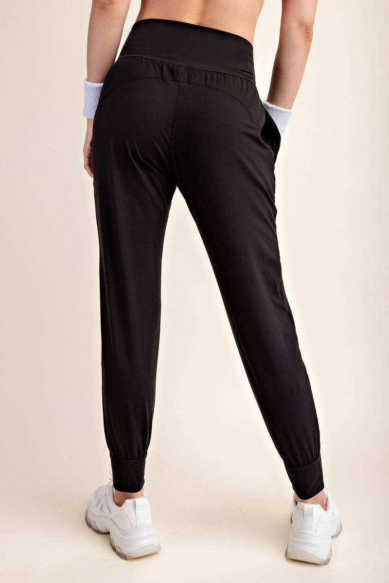 Butter Soft Joggers :White Pearl